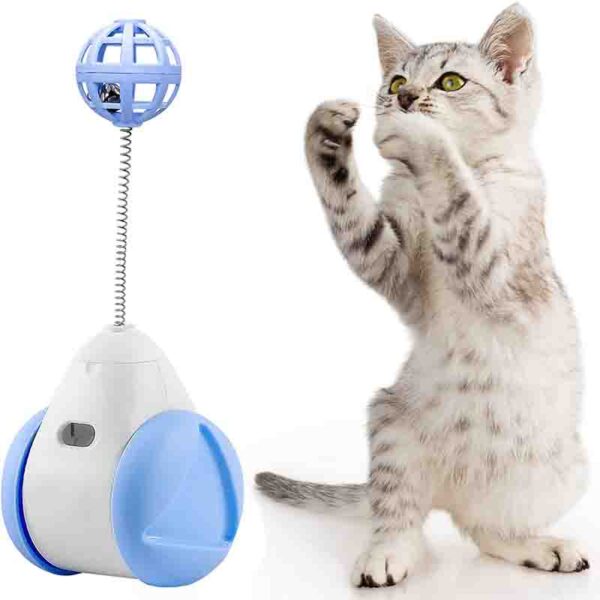 Juegos Interactivos para Gatos Balance Toy es la solución perfecta para mantener a tu felino entretenido y estimulado. Este juguete innovador no solo captura la atención de tu gato, sino que también promueve su actividad física y mental. Diseñado con materiales de alta calidad y con un diseño atractivo, el Balance Toy se convierte en una herramienta indispensable en el arsenal de juguetes de tu gato. Con su capacidad para moverse y rodar de manera única, este juguete garantiza horas de diversión y ejercicio, ayudando a mantener a tu gato saludable y feliz.