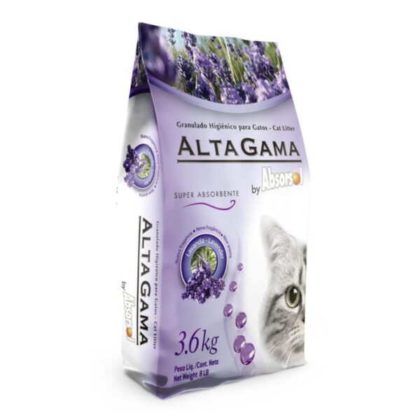 Arena Alta Gama Absorbente es una arena para gatos de muy buena calidad. Gracias a la combinación de minerales absorberá y dejara una agradable fragancias. Es una arena higiénica para gatos adecuada para un uso a largo plazo. Controla de forma natural los olores no deseados y aporta una fragancia agradable y limpia a tu hogar. Muestra un rendimiento superior con su alta propiedad de aglomeración.