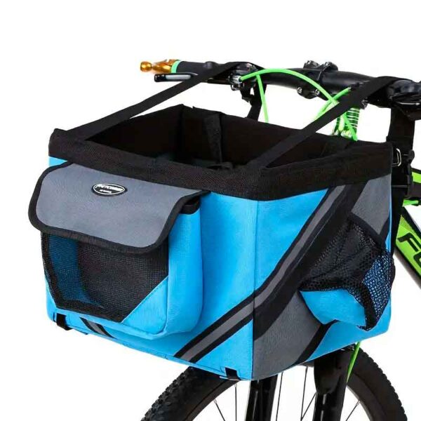 Bolso para llevar Perro en Bicicleta es la solución para llevar a tu mascota de aventura contigo en bicicleta, lo que fomenta la actividad física tanto para ti como para tu mascota