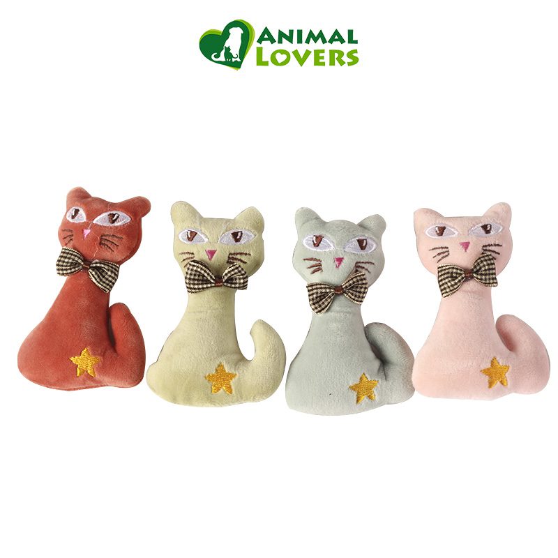 juguete para gatos de plush con corbatin