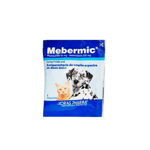 Mebermic 1 comprimido cada 10 kg