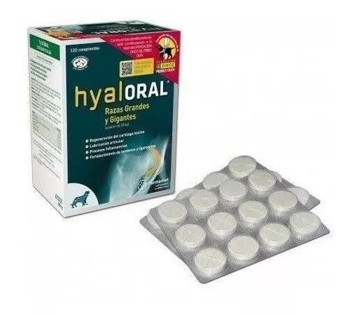 Hyaloral raza grande (12 comprimidos)