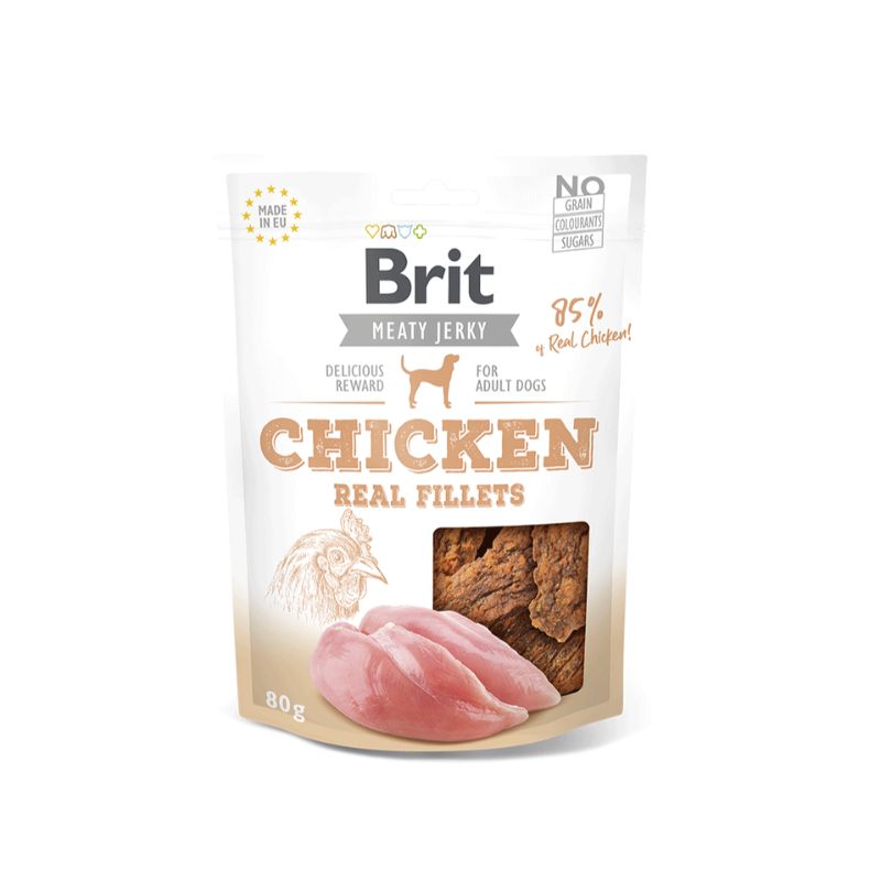 Brit Jerky Snack Chicken Fillet for Dogs