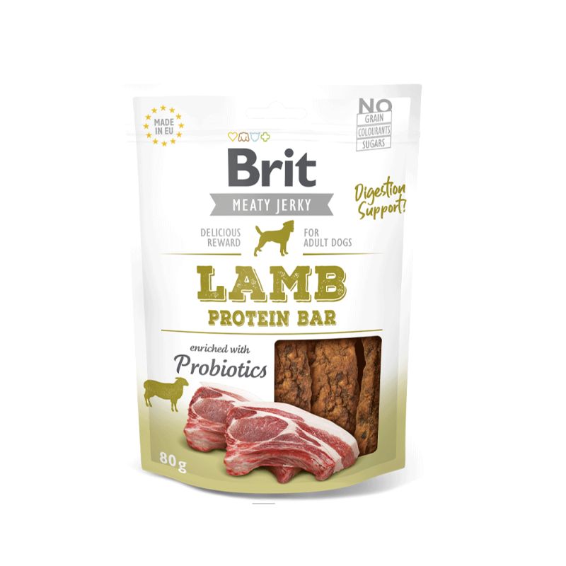 Brit Jerky Snack Lamb Protein Bar for Dogs