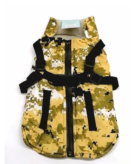 Parka para Perro Arnés Camuflaje