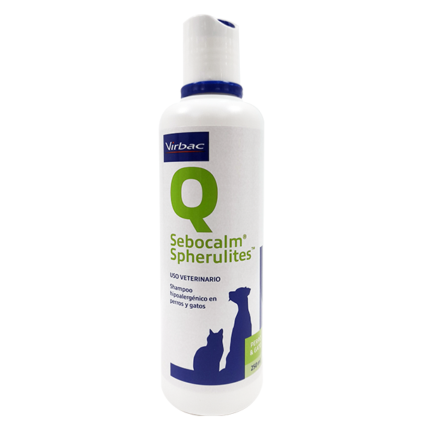 Shampoo para mascotas Sebocalm Spherulites