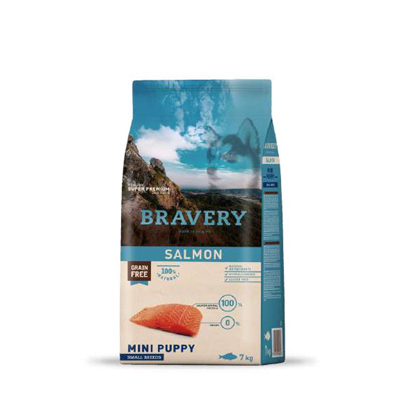 BRAVERY SALMON MINI PUPPY SMALL BREEDS