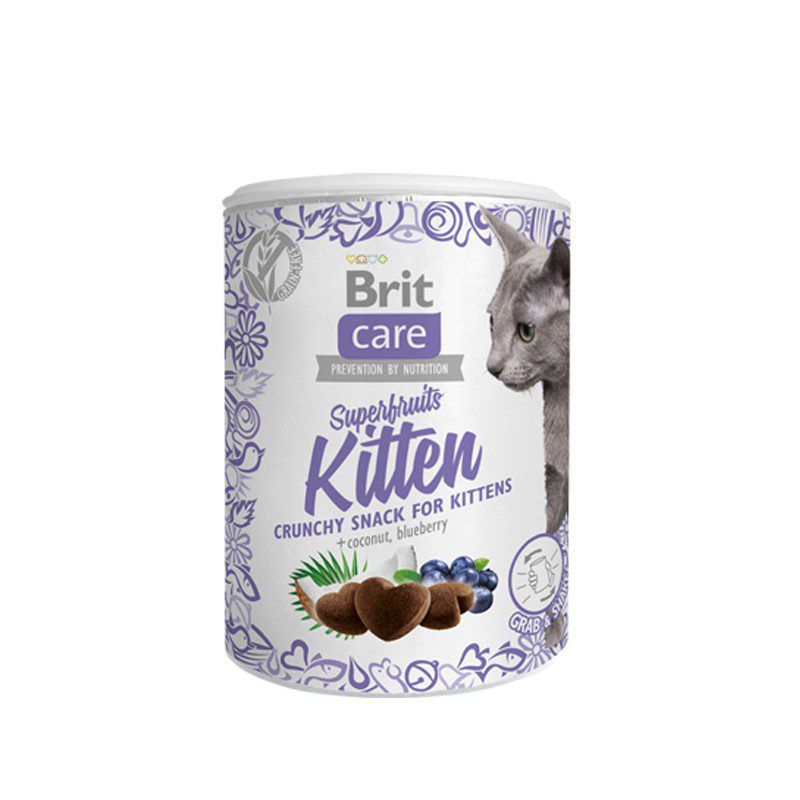 Brit Care Cat Snack Superfruits Kitten 100g