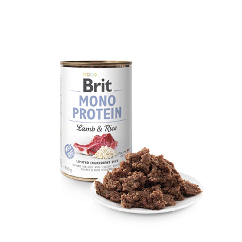 Brit Care Mono Protein Lata Cordero y Arroz