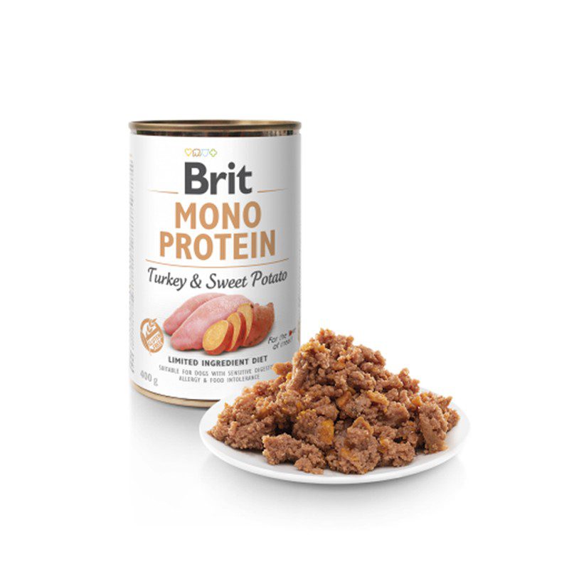 Brit Care Mono Protein Lata Pavo y Camote