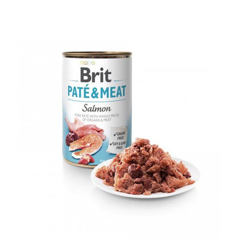 Brit Care Paté Meat Salmon Lata