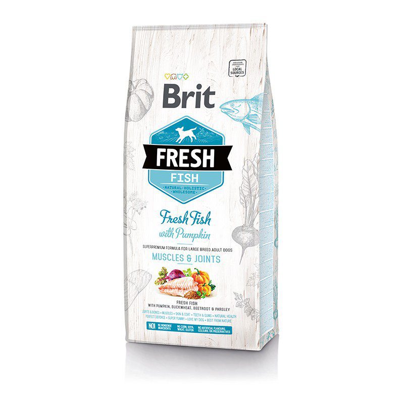 BRIT FRESH FISH WITH PUMPKIN ADULT LARGE