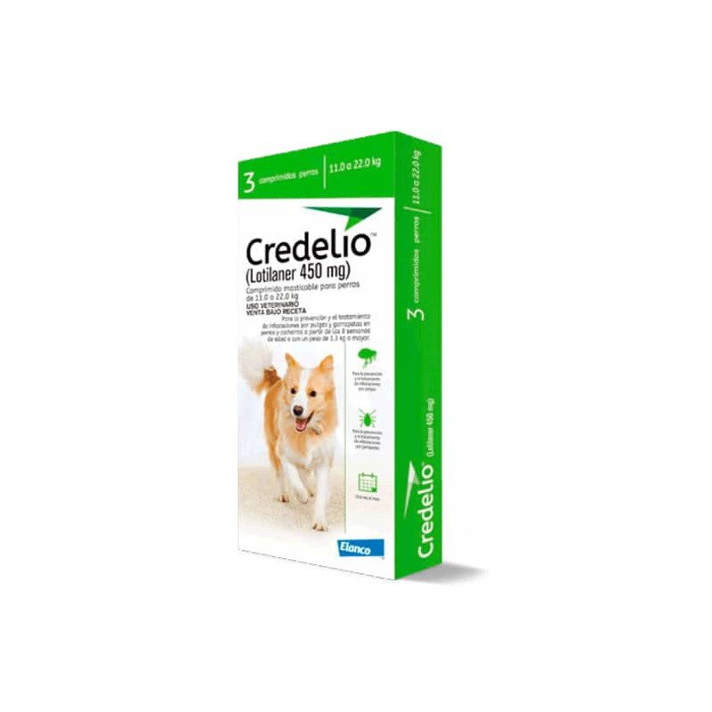 CREDELIO – PERROS 11-22 KG 3 comprimidos