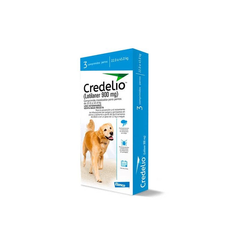 CREDELIO – PERROS 22-45 KG 3 comprimidos