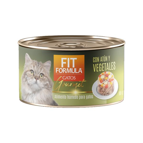 Fit Formula Lata Gourmet Atún y Vegetales para Gatos