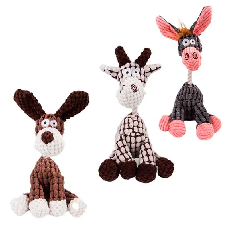 Juguetes de Peluche para Perros forma de Burro