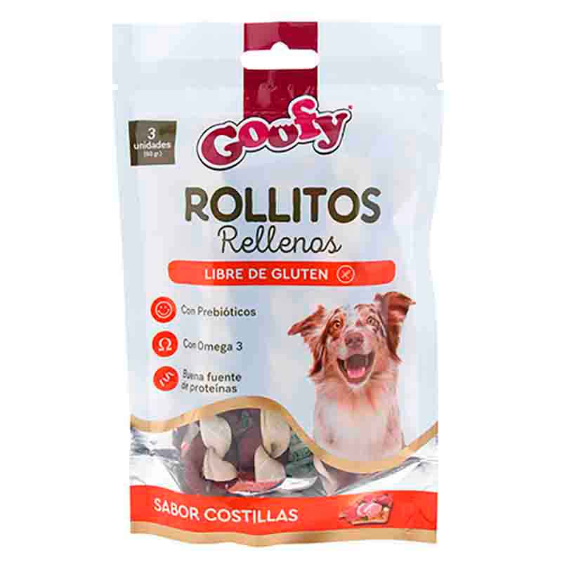 GOOFY SNACK ROLLITOS RELLENOS 3 un