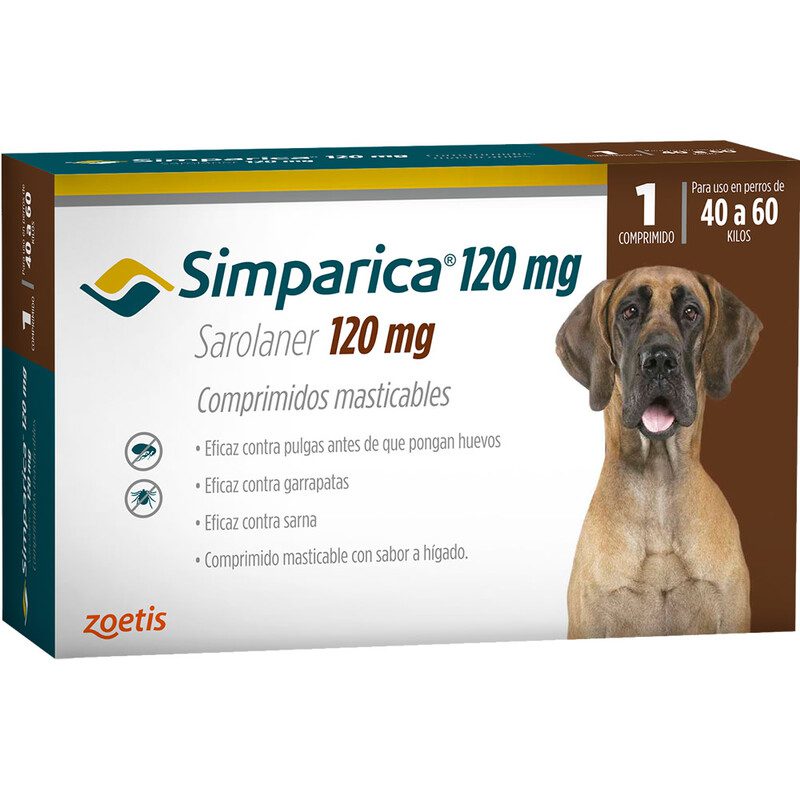 Simparica Perro 40 a 60 KG 1 Comp