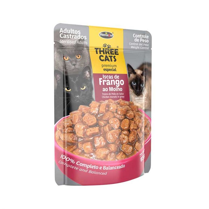 Sachet Three Cats para Gatos 85 gr